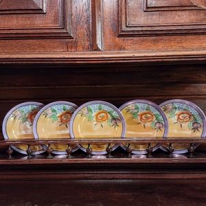 Vintage Lusterware Dessert Plates from Japan